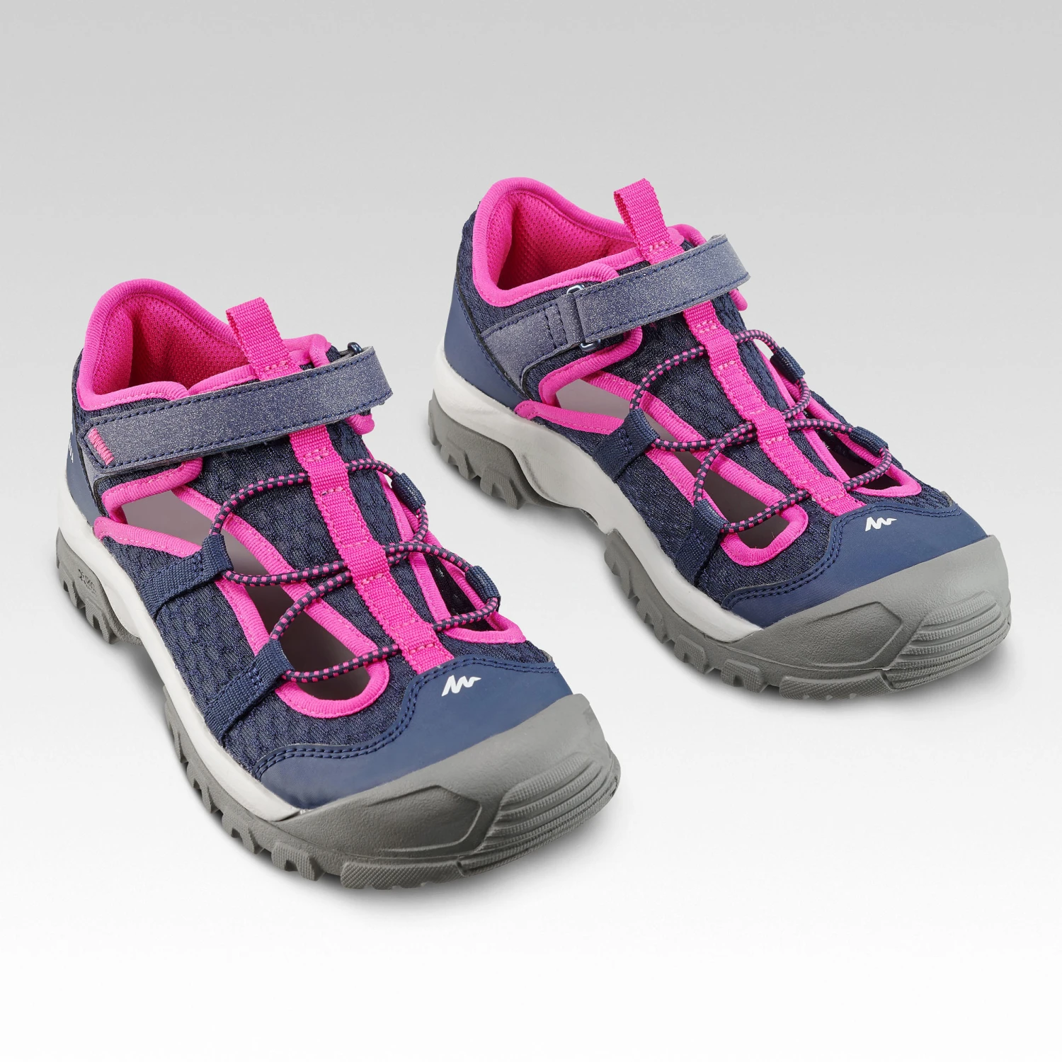 Quechua Kids' Walking Sandals - Blue/Pink - Image 4