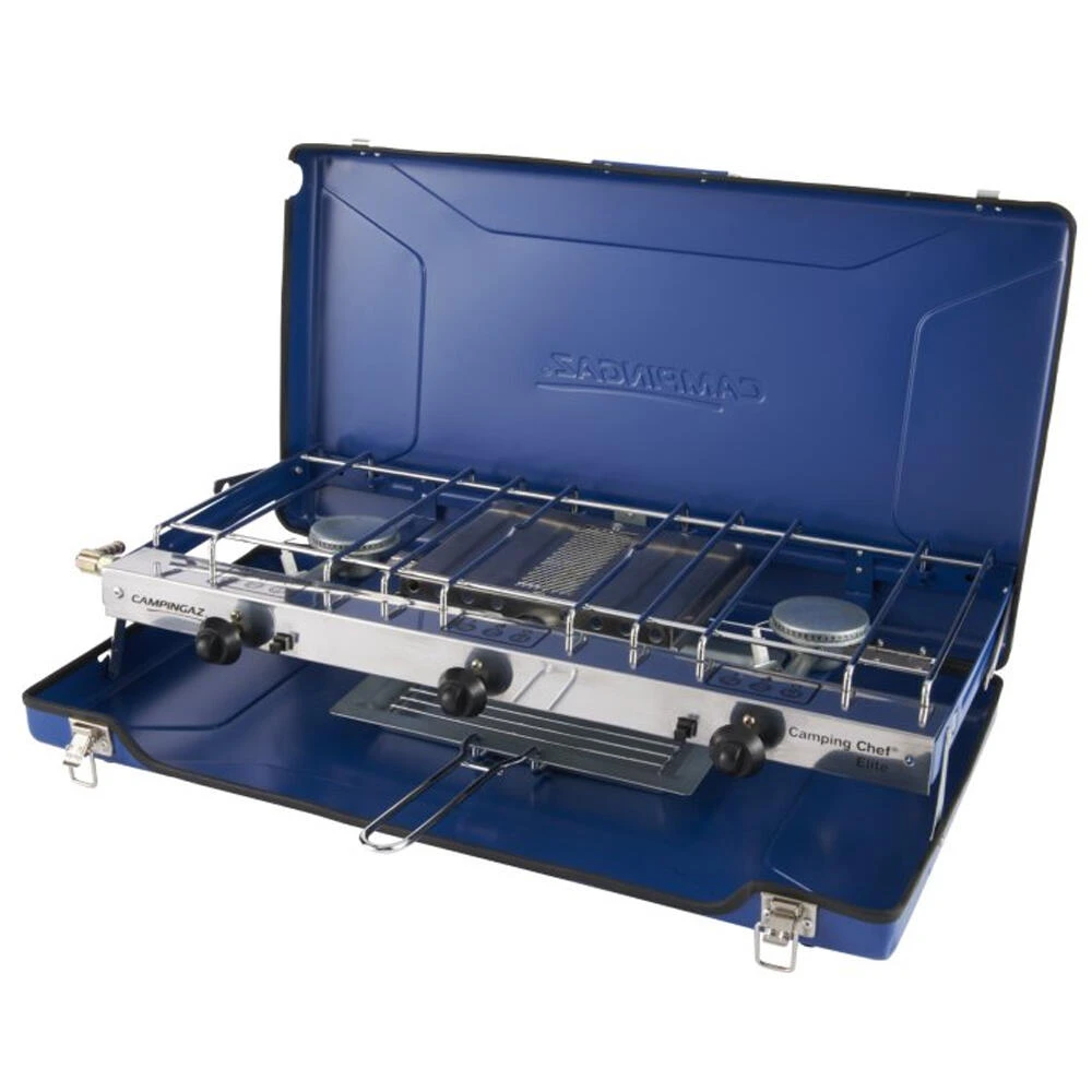 Campingaz Chef Folding Double Burner Stove Portable Cooker & Grill - Image 2