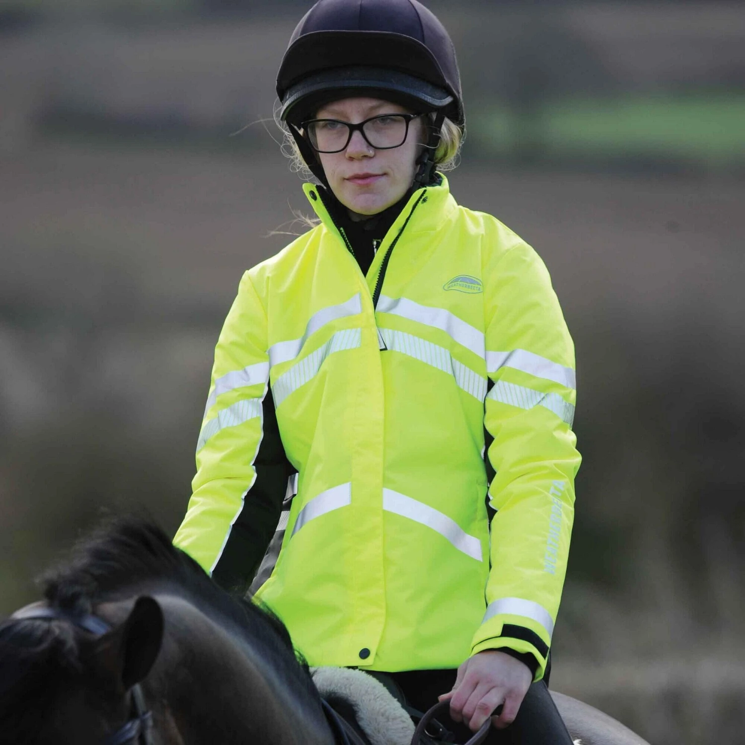 Weatherbeeta Unisex Adult Reflective Heavyweight Waterproof Jacket (Hi Vis Yellow) - Image 3