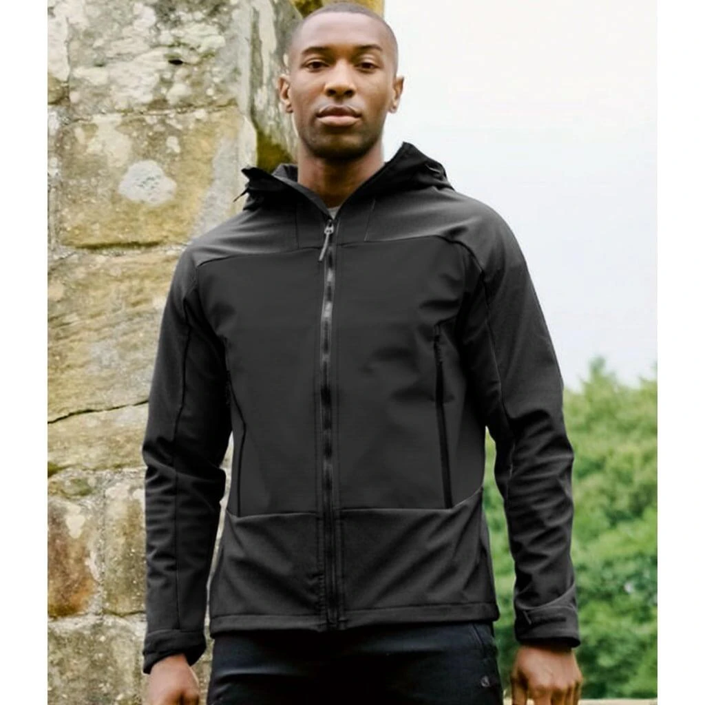 Craghoppers Mens Expert Active Soft Shell Jacket (Black) - Image 2