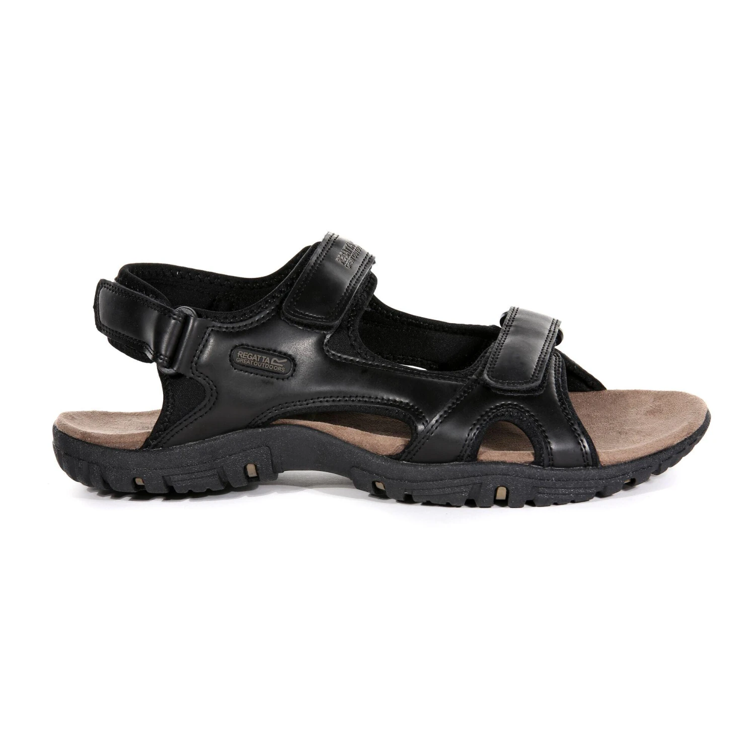 Regatta Great Outdoors Mens Haris Sandals (Black) - Image 2