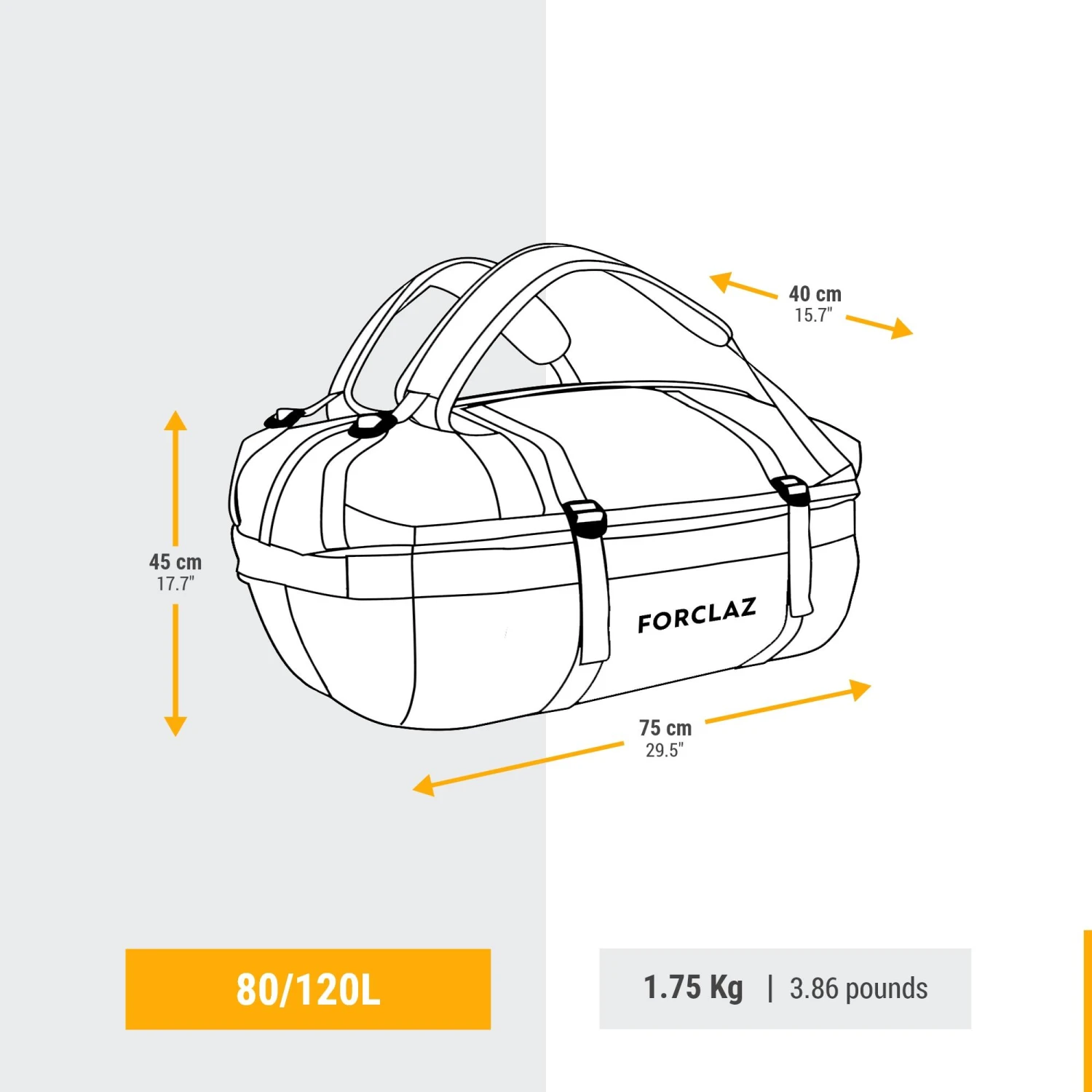 Trekking Carry Bag - 80 L To 120 L - Image 3