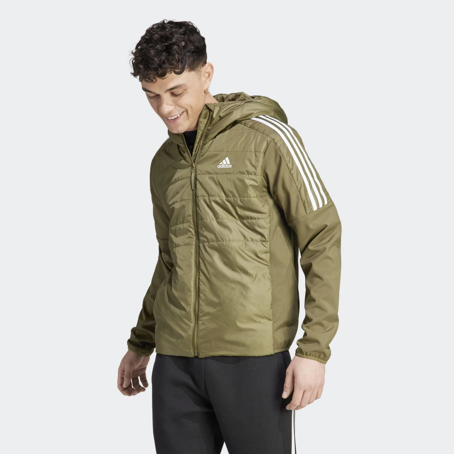 ADIDAS Essentials Insulated Hooded Hybrid Jacket - Image 6