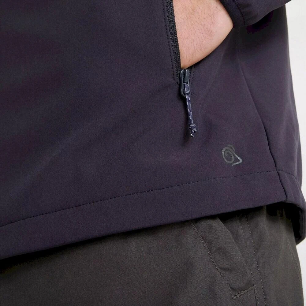 Craghoppers Mens Expert Basecamp Soft Shell Jacket (Black) - Image 10