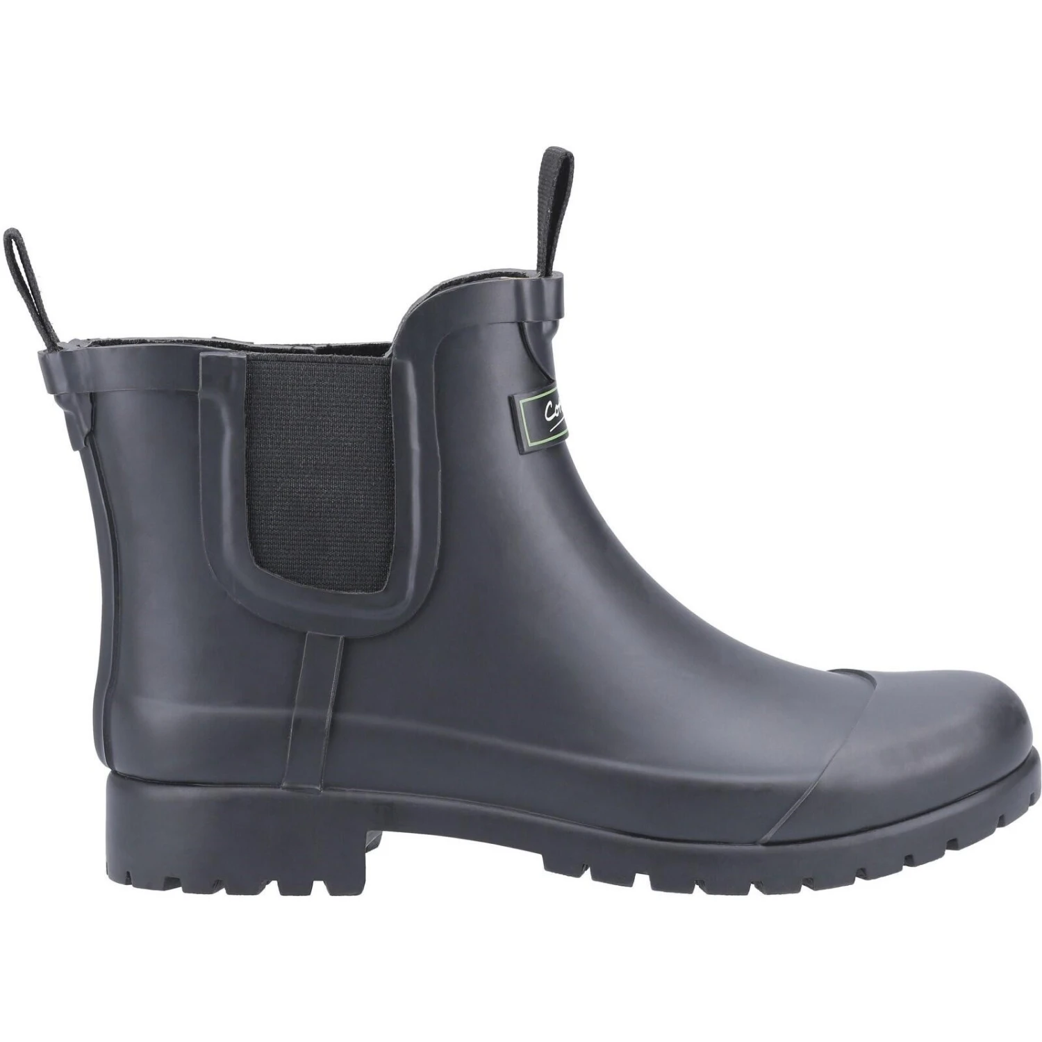 Cotswold Blenheim Plain Rubber Wellingtons BLACK