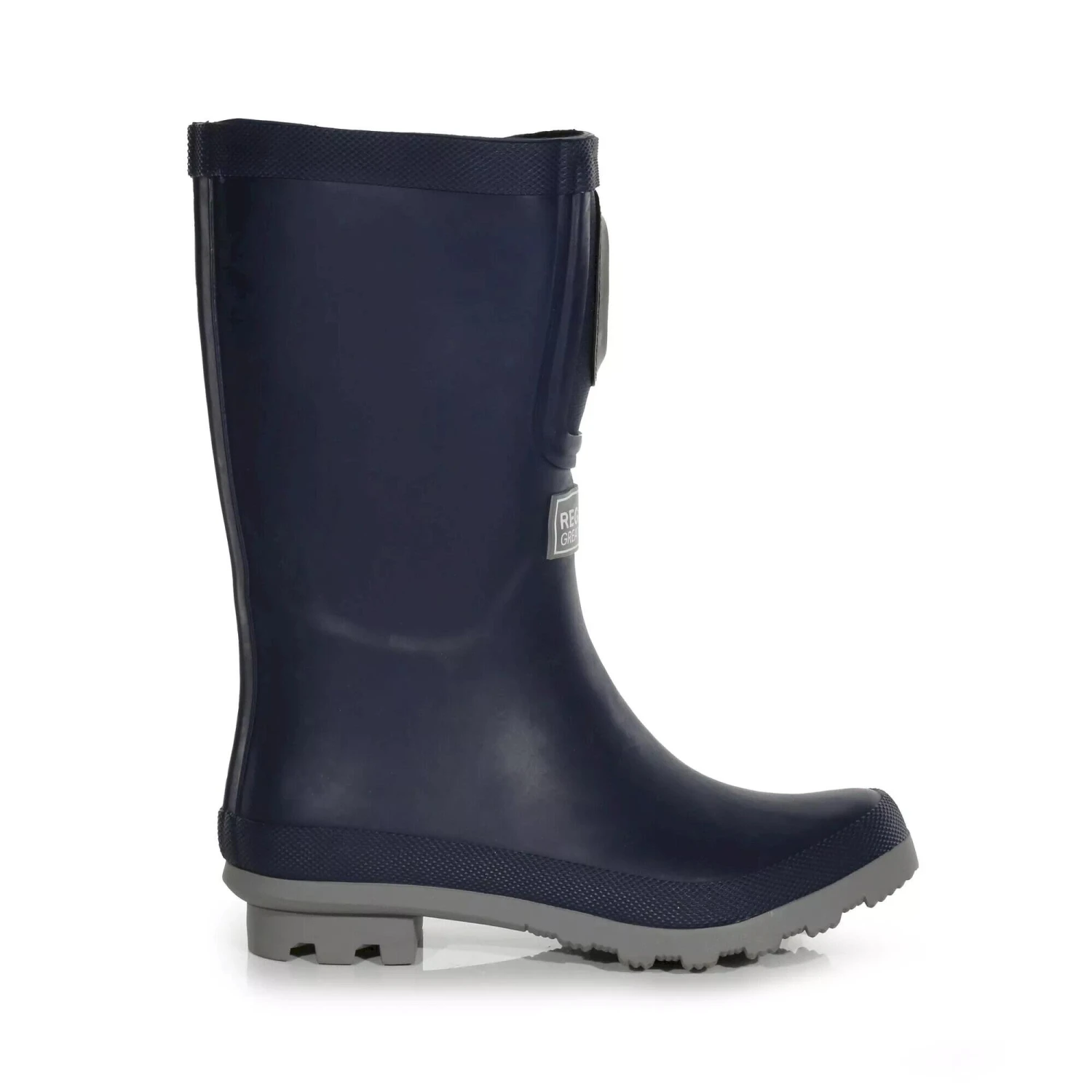 Regatta Childrens/Kids Fairweather Shine Brite Light Wellington Boots (Navy/Storm Grey) - Image 3