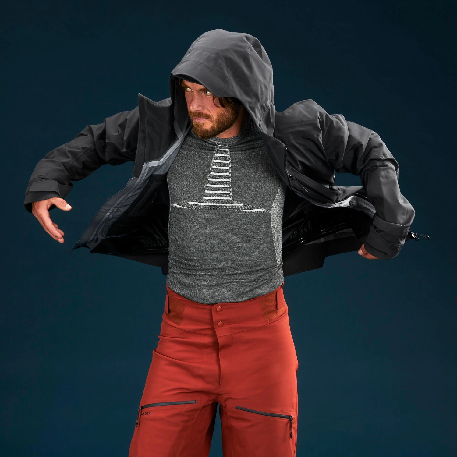 WEDZE Men's Ski Base Layer Top - BL 980 - Image 2