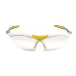 KARAKAL Unisex Adult Pro 3000 Sports Glasses (White/Yellow)