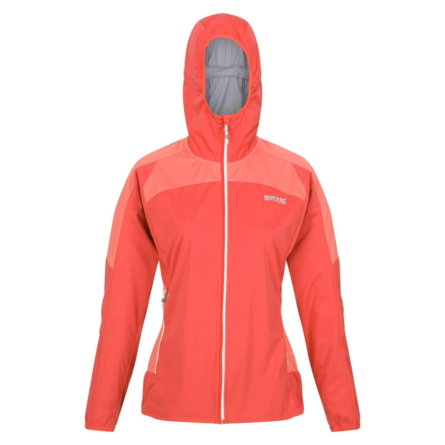Regatta Womens/Ladies Tarvos IV Softshell Jacket (Neon Peach/Fusion Coral)