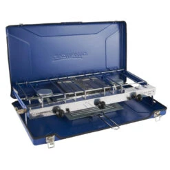 Campingaz Chef Folding Double Burner Stove Portable Cooker & Grill