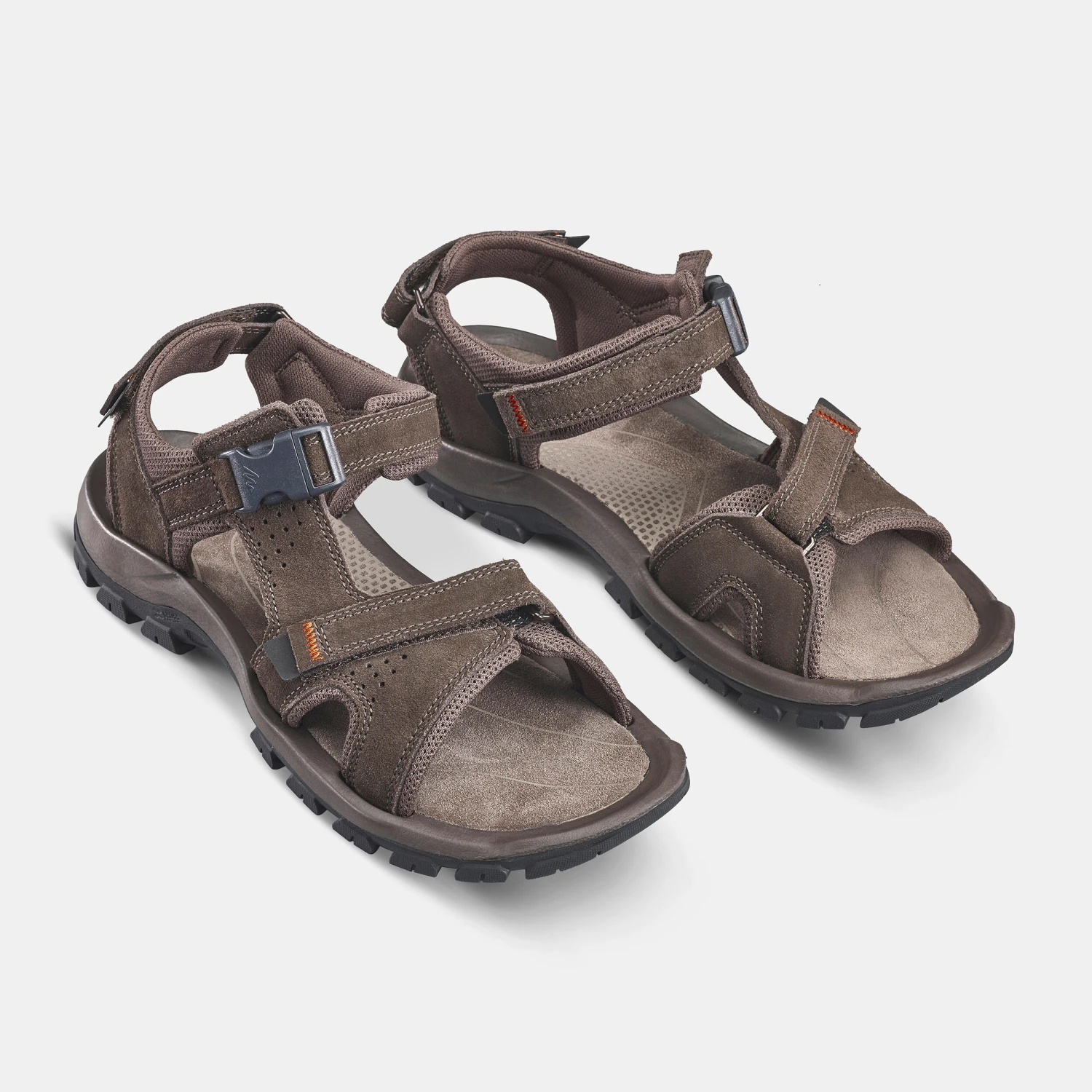 Quechua Men's Leather Walking Sandals - NH120 - Image 4