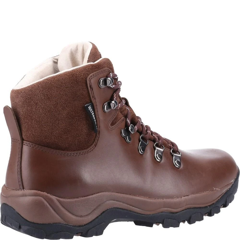 Cotswold Mens Barnwood Leather Hiking Boots (Brown) - Image 2