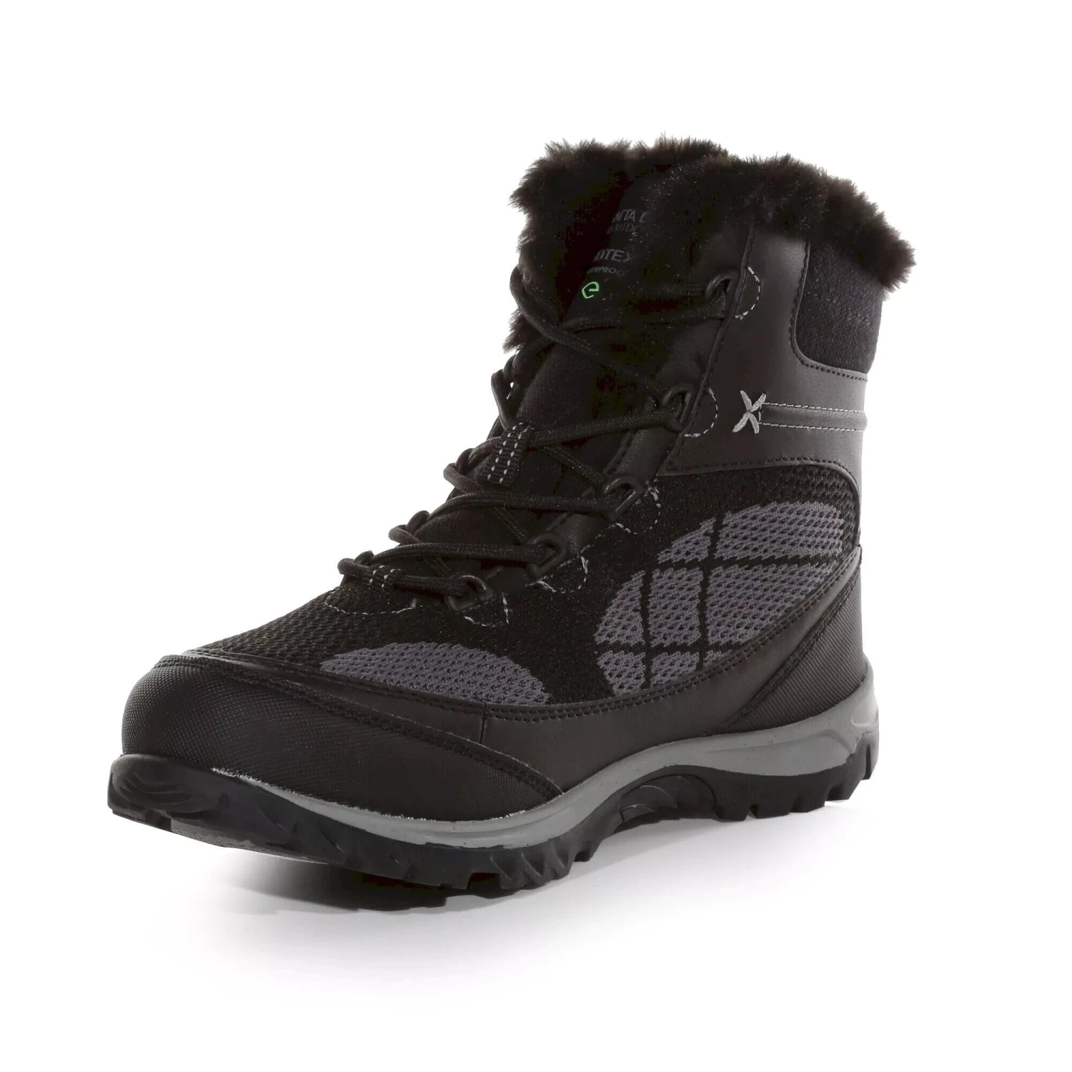 Regatta Womens/Ladies Hawthorn Evo Walking Boots (Black/Granite) - Image 3