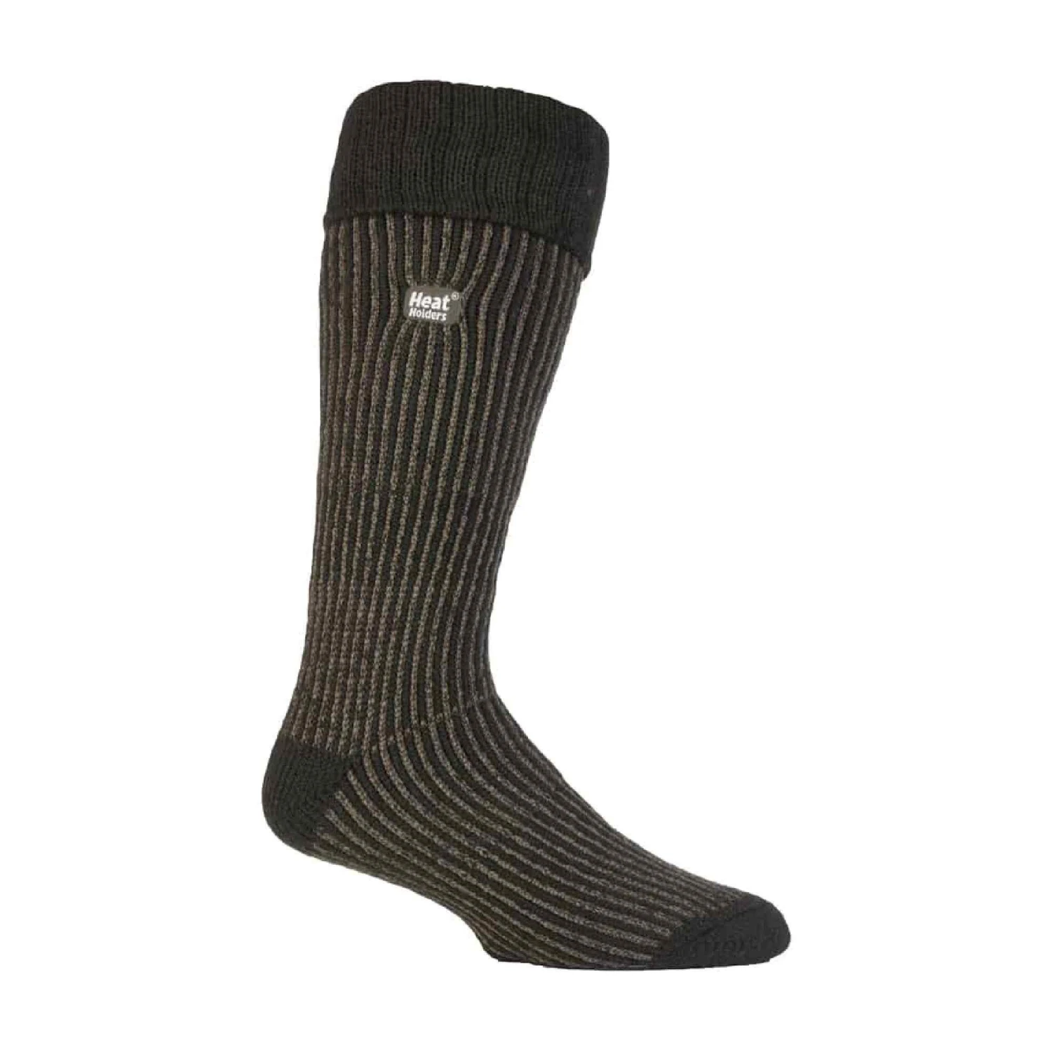 Mens Warm Winter Knee High Ribbed Thermal Boot Socks - Image 5
