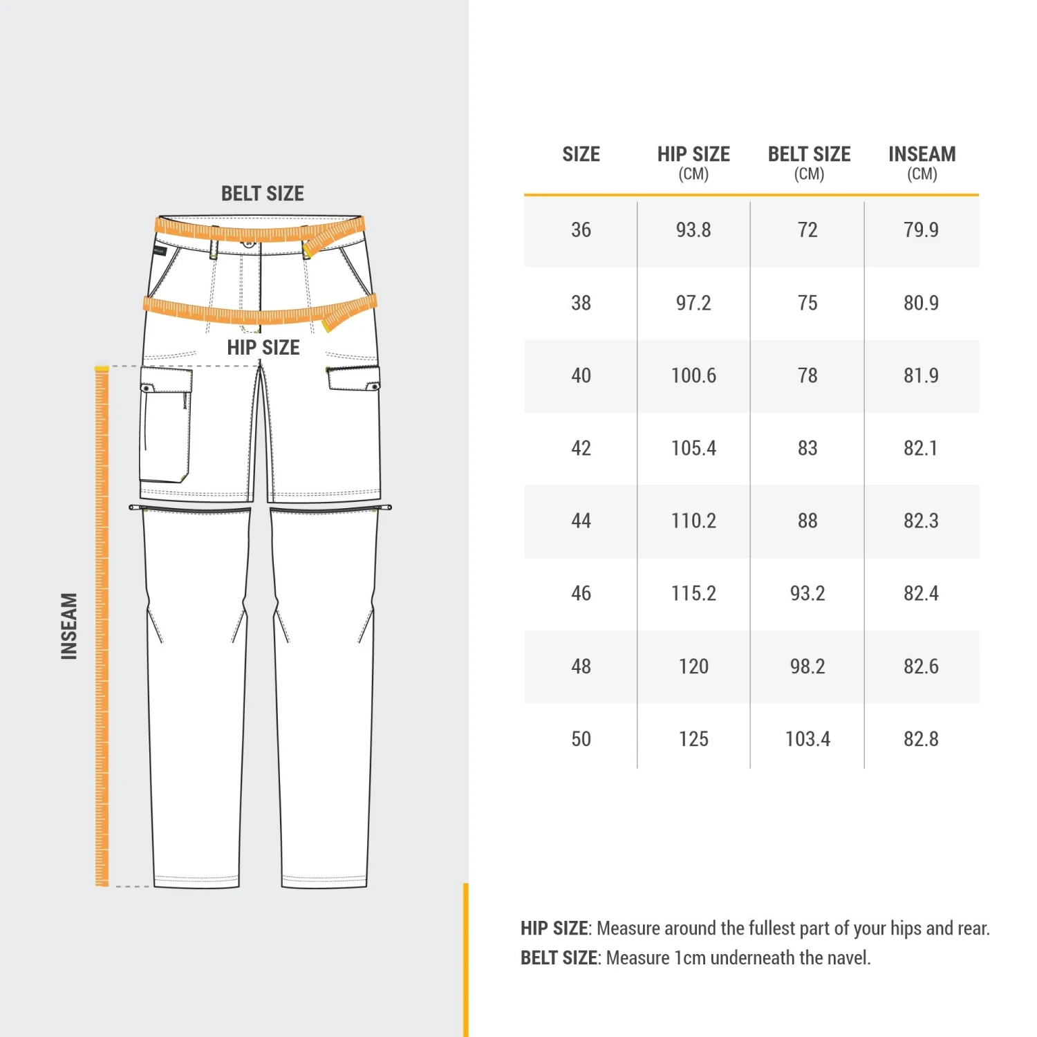 Women's Travel Trekking Zip-Off Trousers - TRAVEL 100 - Image 3