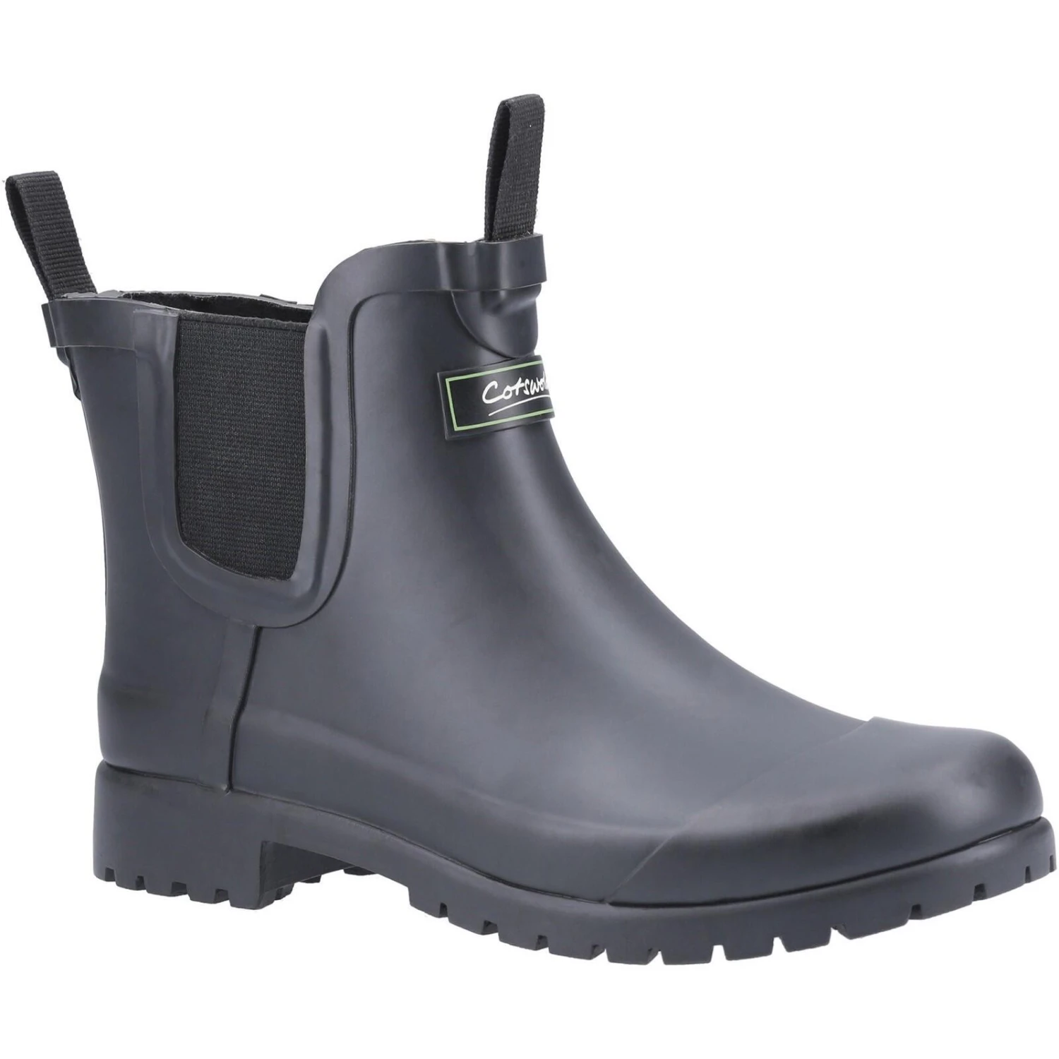 Cotswold Blenheim Plain Rubber Wellingtons BLACK - Image 2