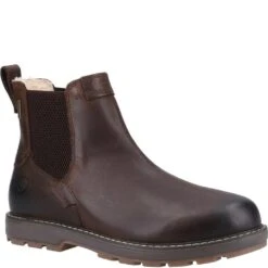 Cotswold Mens Snowshill Leather Chelsea Boots (Brown)