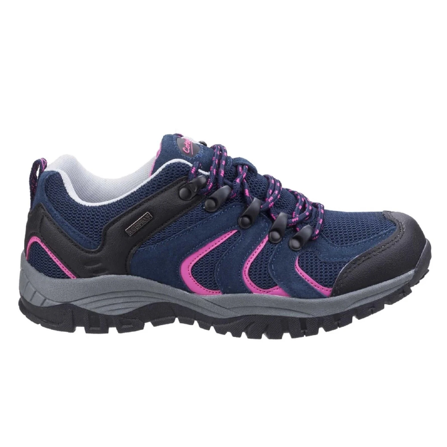 Cotswold Adults Stowell Low Hiking Shoes (Brown) - Image 7