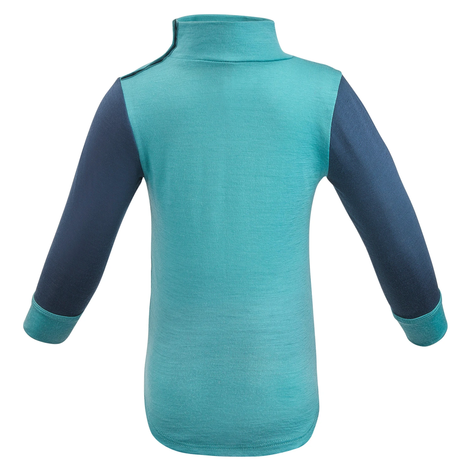WEDZE Baby Ski Base Layer Top, Undershirt Merino Wool MERIWARM Turquoise - Image 4