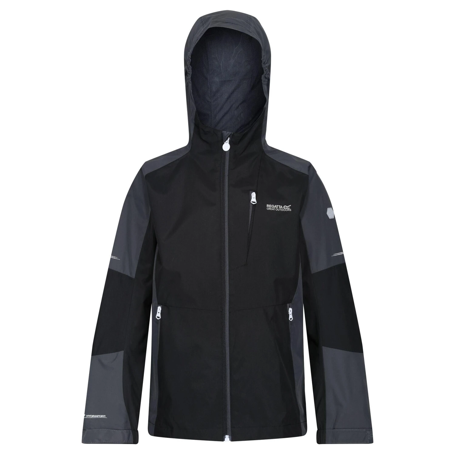 Regatta Calderdale II Kids' Hiking Waterproof Rain Jacket - Image 3