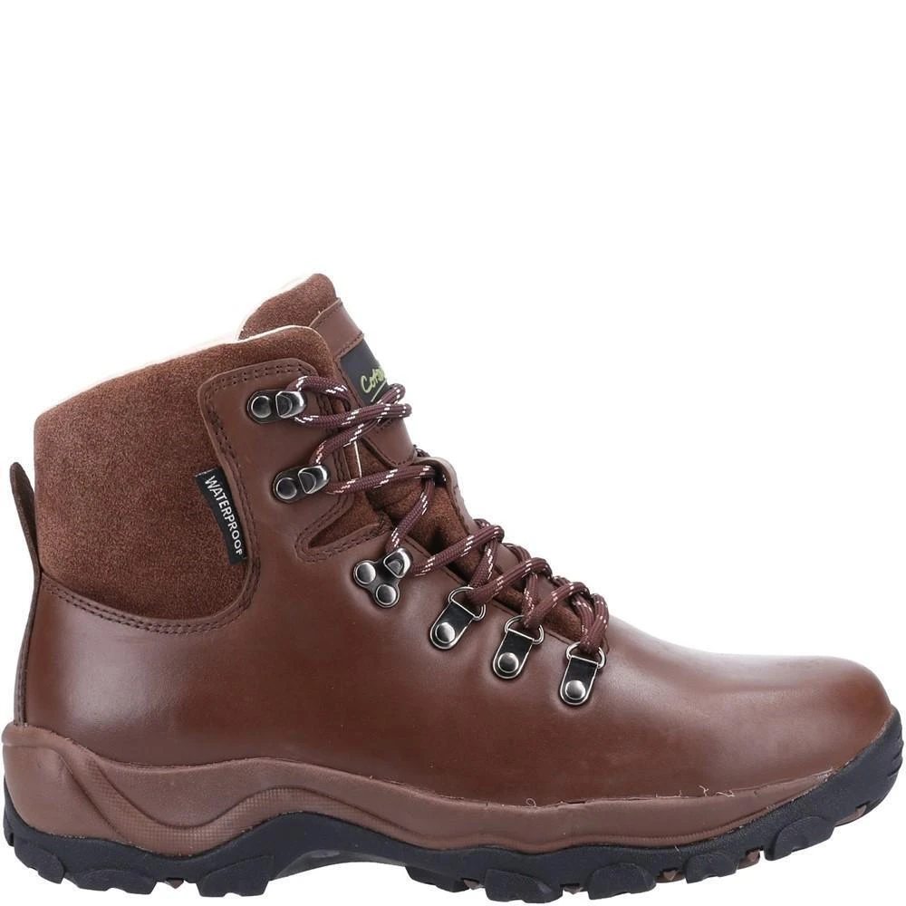 Cotswold Mens Barnwood Leather Hiking Boots (Brown) - Image 3
