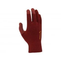 Nike Mens Cinnabar Knitted Swoosh Gloves (Red)