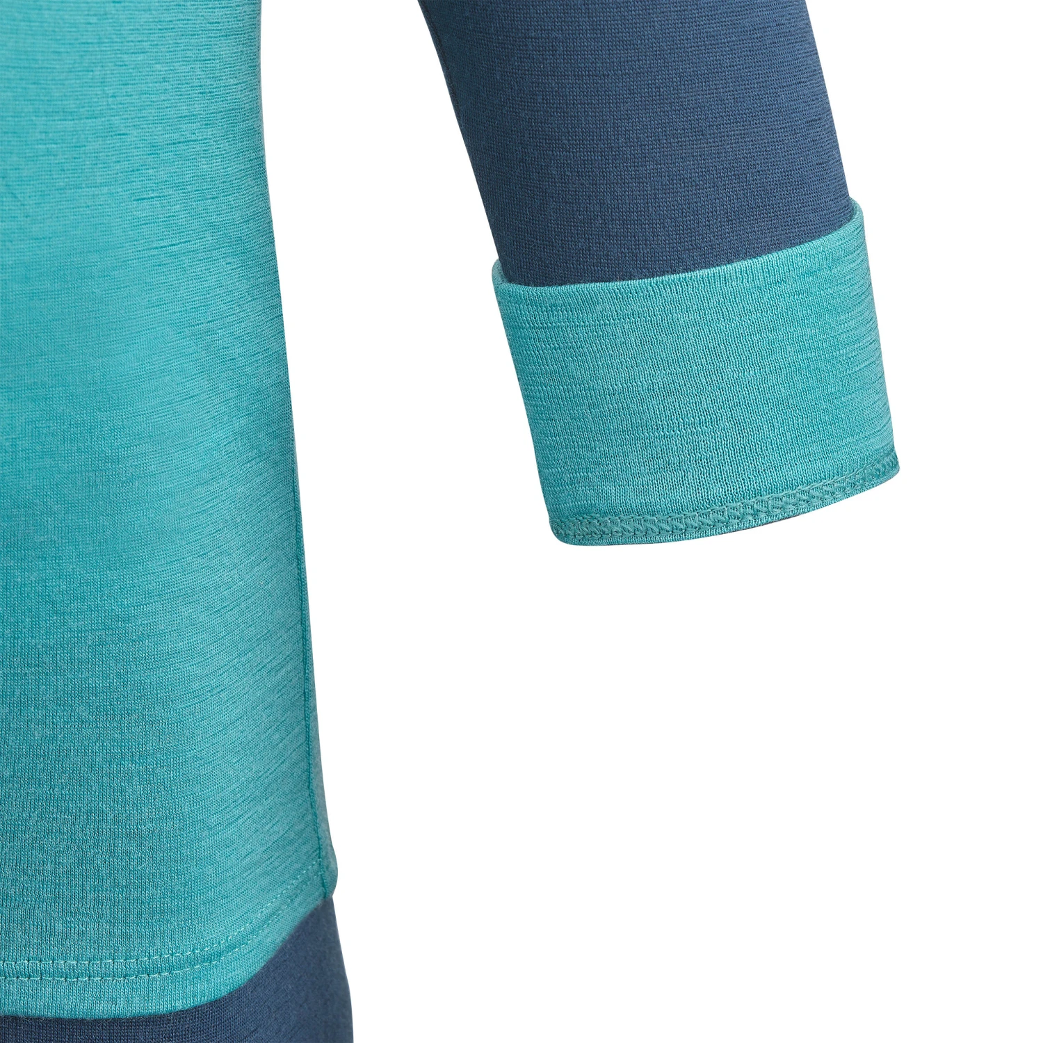 WEDZE Baby Ski Base Layer Top, Undershirt Merino Wool MERIWARM Turquoise - Image 5