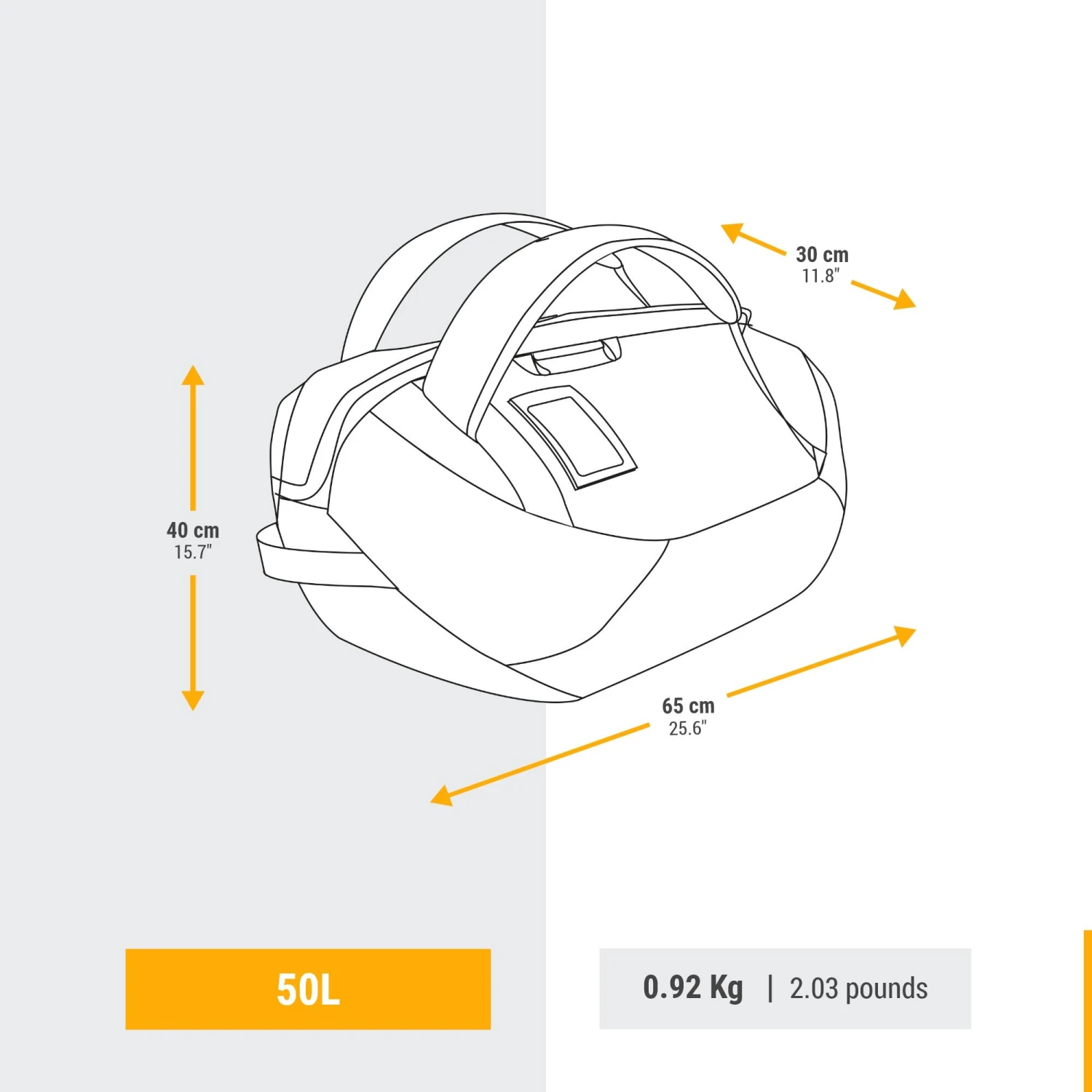 Trekking Transport Bag - 50L - Image 3