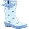 Cotswold Womens/Ladies Farmyard Sheep Mid Calf Wellington Boots (Blue)