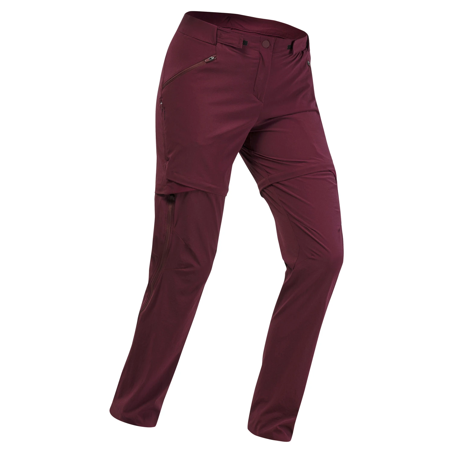 Quechua Women's Convertible Mountain Walking Trousers - MH550 - Image 2