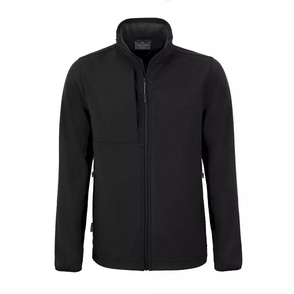 Craghoppers Mens Expert Basecamp Soft Shell Jacket (Black)