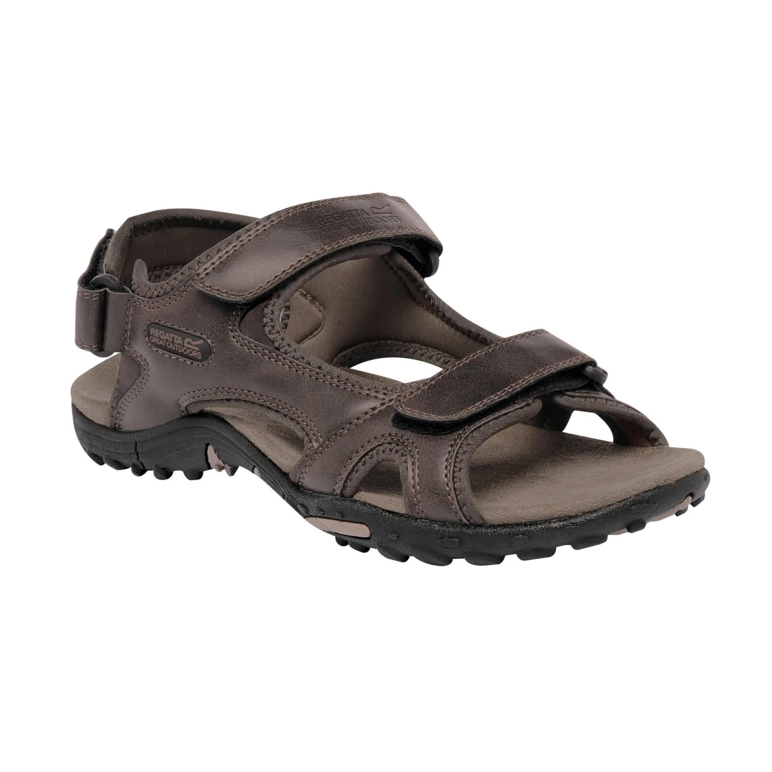 Regatta Great Outdoors Mens Haris Sandals (Black) - Image 6