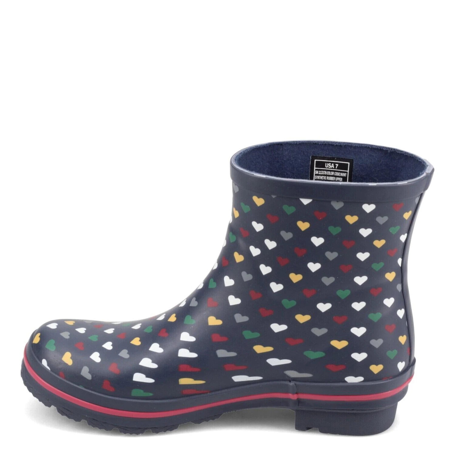 Skechers Womens/Ladies Bobs Rain Check Love Splash Wellington Boots (Navy) - Image 3