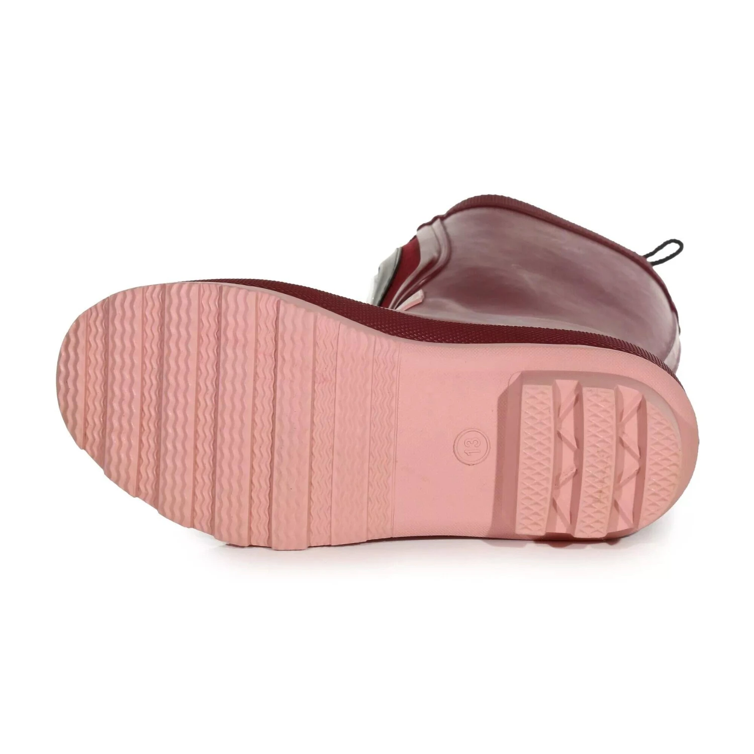 Regatta Childrens/Kids Fairweather Shine Brite Light Wellington Boots (Navy/Storm Grey) - Image 8