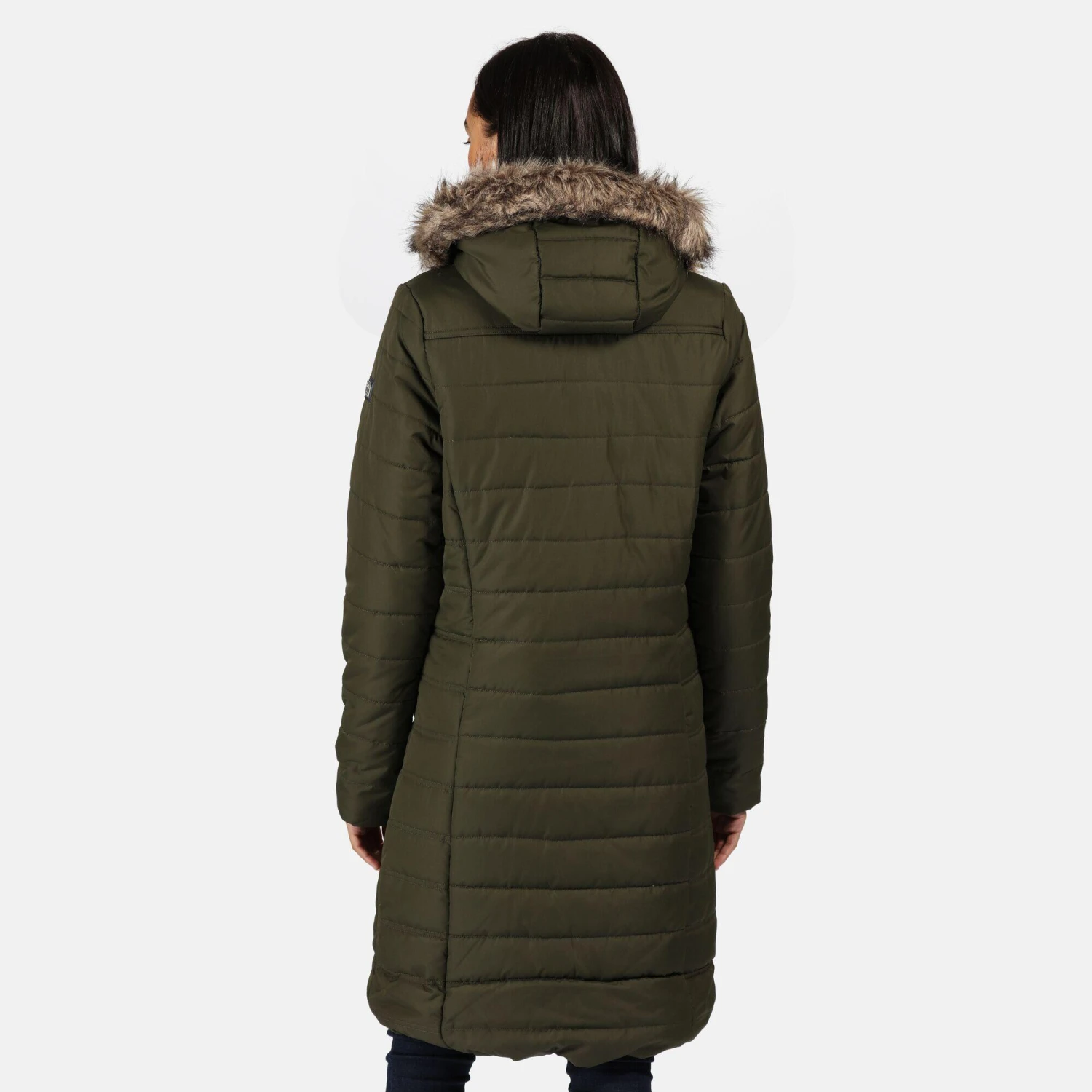 Regatta Womens/Ladies Fritha Parka (Dark Khaki) - Image 2