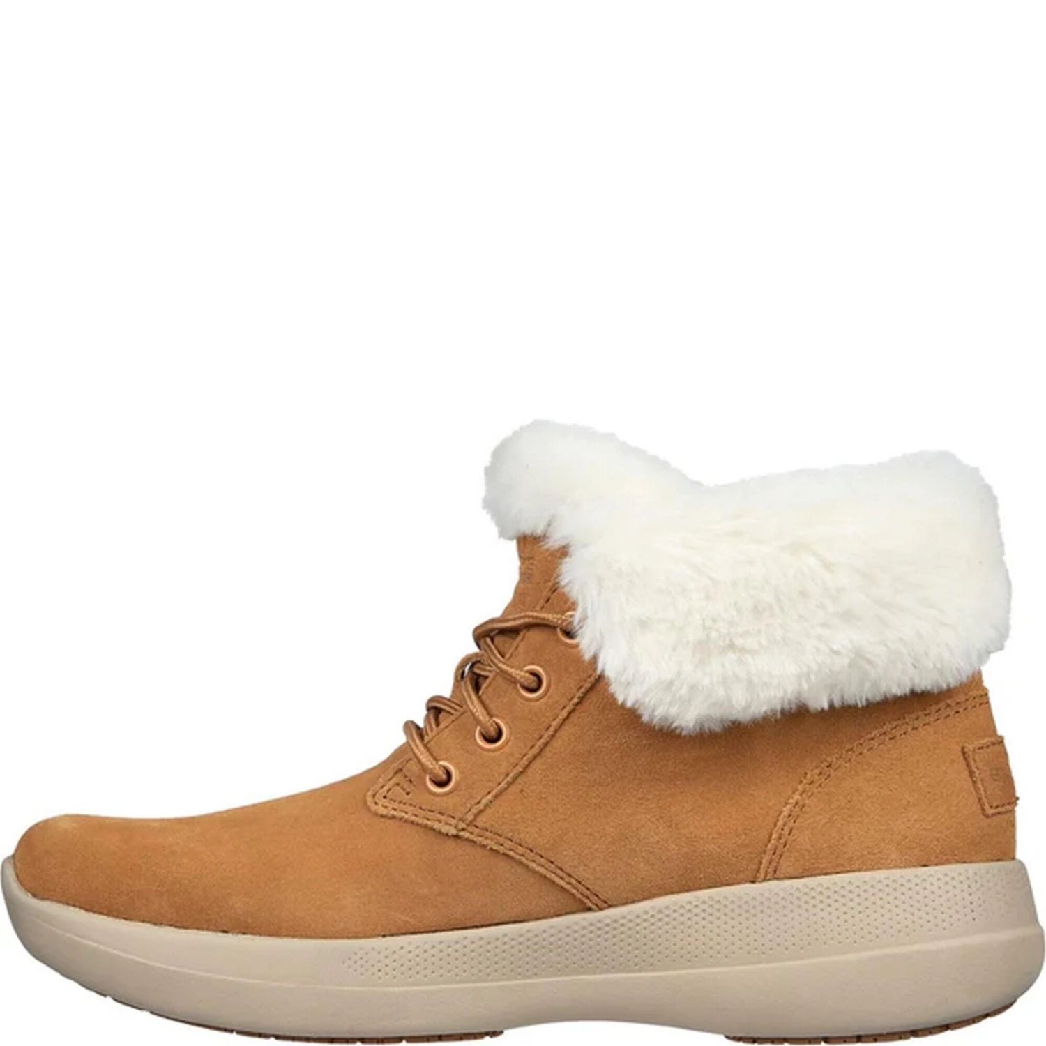 Skechers Womens/Ladies Go Walk Stability Comfy Days Suede Ankle Boots (Chestnut)