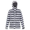 Regatta Womens/Ladies Bayarma Striped Lightweight Waterproof Jacket (Navy/White)